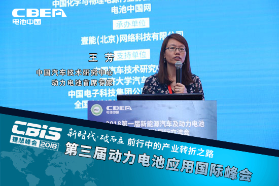 王芳，中國汽車技術(shù)研究中心動力電池首席專家。