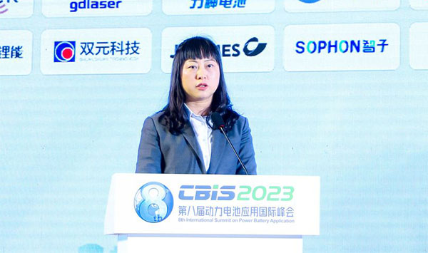 瑞浦蘭鈞能源股份有限公司副總裁侯敏：構(gòu)建電池全球產(chǎn)業(yè)鏈，賦能低碳未來